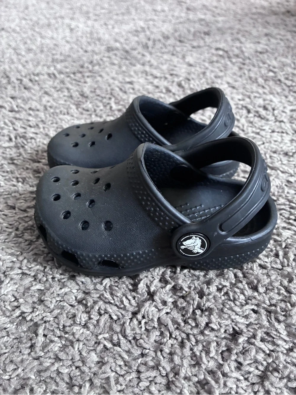 CROCS Toddler Black Classic Clog 5C